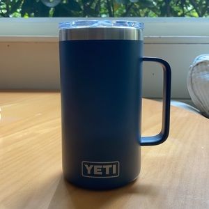 Yeti Rambler 24 OZ NEW navy with uline logo
